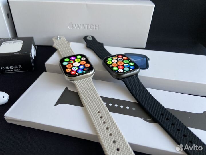 Apple watch 9 mini 40мм + AirPods 2 (Гарантия)