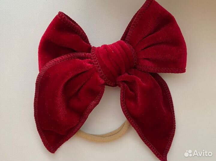 Повязка бантик на голову