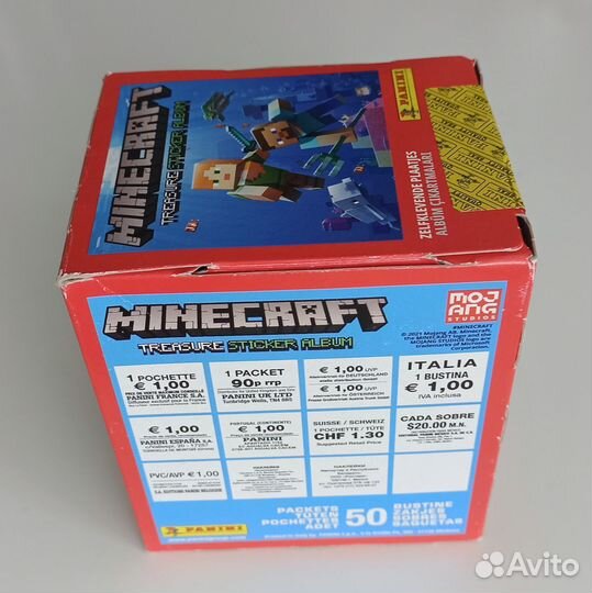 Panini Minecraft Treasure - Блоки и пакетики