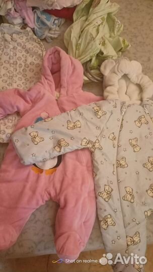 Детские вещи пакетом для девочек от 0 - 3