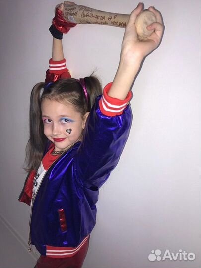 Костюм Харли Квинн отряд самоубийц, парик