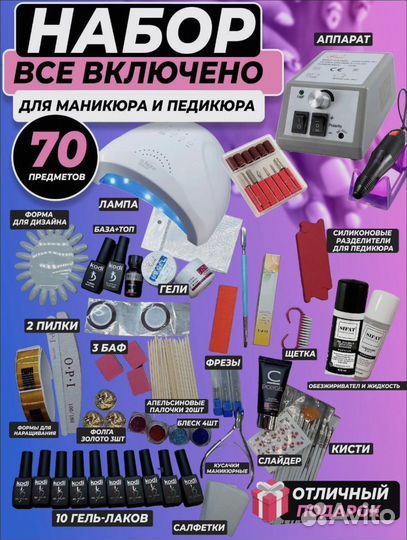 Набор для маникюра и педикюра