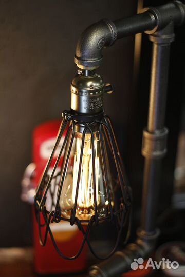Декоративные настольные лампы лофт