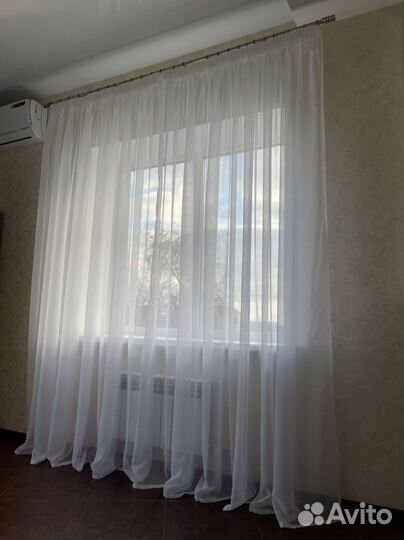 Комплект шторы тюль новые