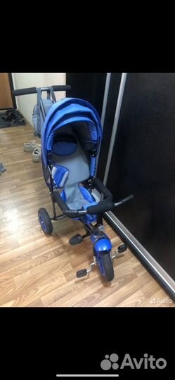 Трехколесный велосипед с родительской ручкой