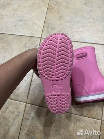 Crocs сапожки для девочки