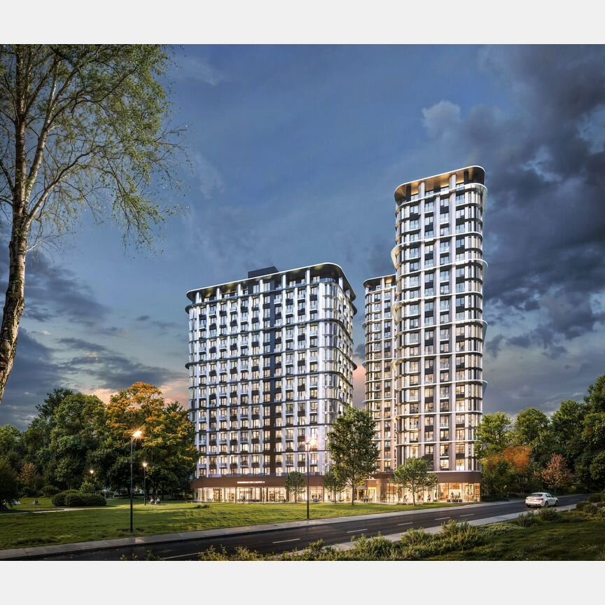 2-к. квартира, 50,2 м², 2/17 эт.