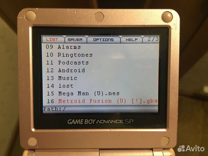 Флеш картридж Super Card для Game boy advance