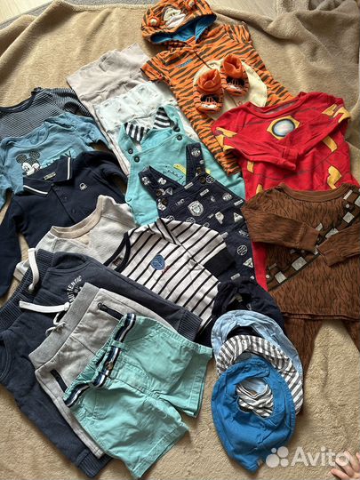 Вещи пакетом для мальчика H&M,Benetton,Mothercare