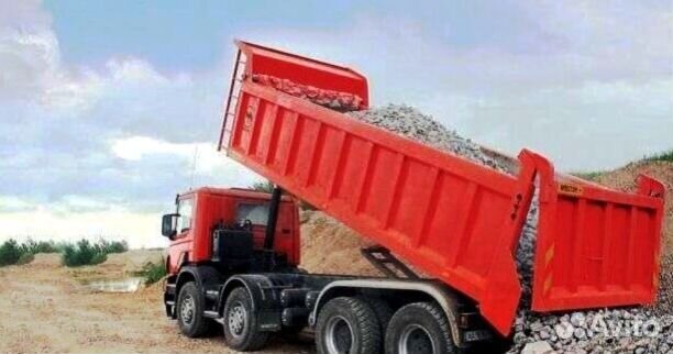 Щебень гравийный с доставкой