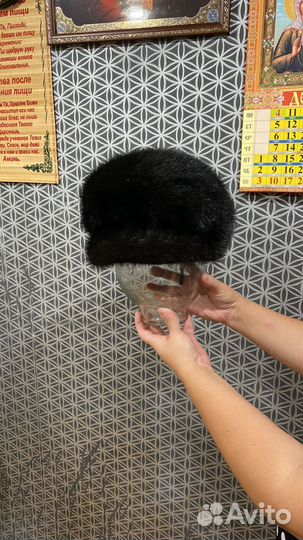 Шапка норковая женская