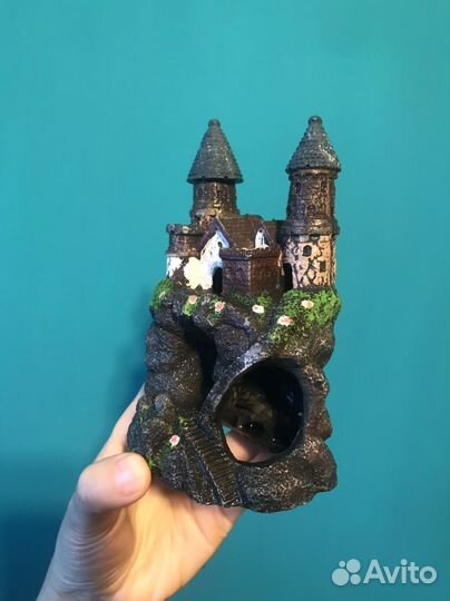 Замок декор аквариум (авито доставкой отправляю)