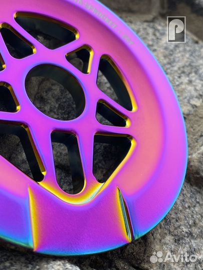 BMX Звезда Stress Penta Guard 25T oil slick