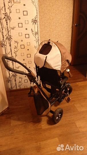 Велосипед с родительской ручкой