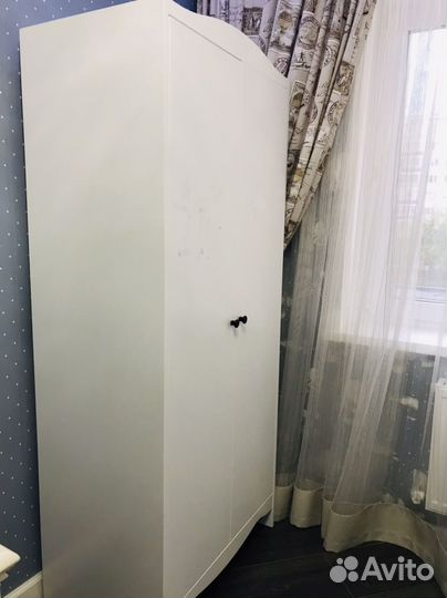 Шкаф IKEA белый детский