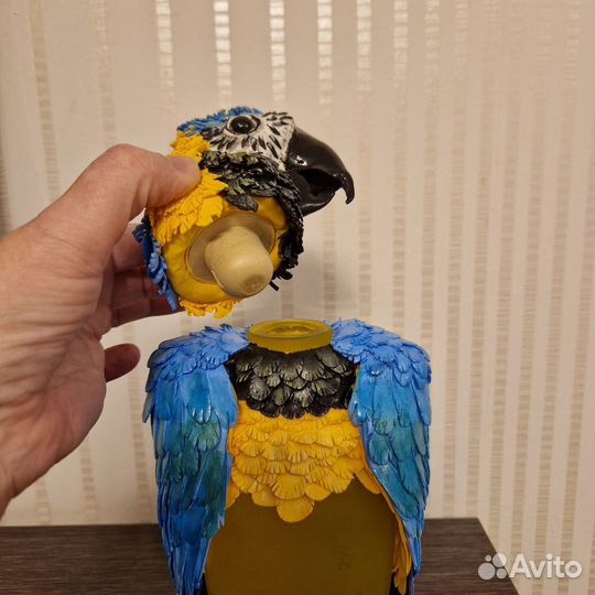 Графин-штоф. Попугай Ара/ Курочка Кучерявая