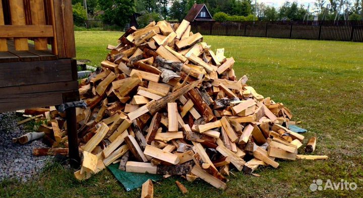 Дрова качественные от 1 куба любых пород древесины