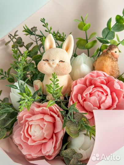 Букет из мыла ручной работы