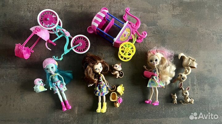 Enchantimals кукла питомцы набор