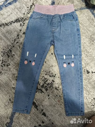 Джинсы для девочки. Размер 104