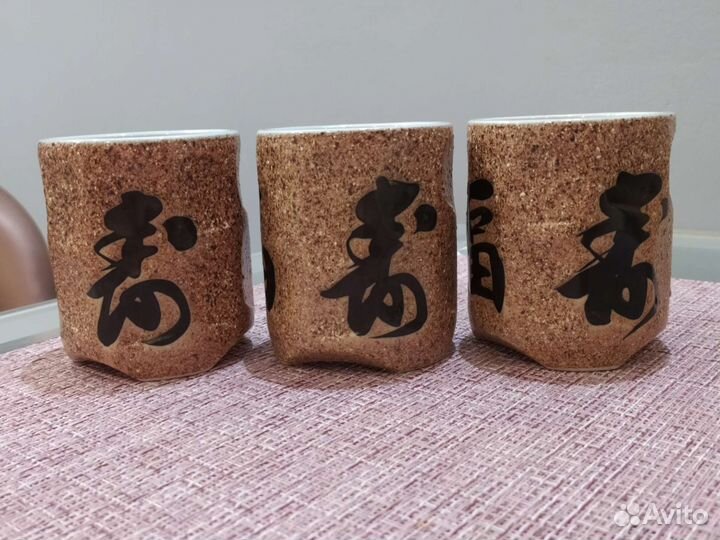 Юноми Мино - Чашки для зелёного чая Япония 3 шт