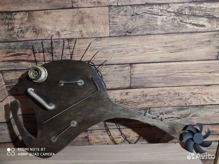 Настенное панно Рыба-Стимпанк