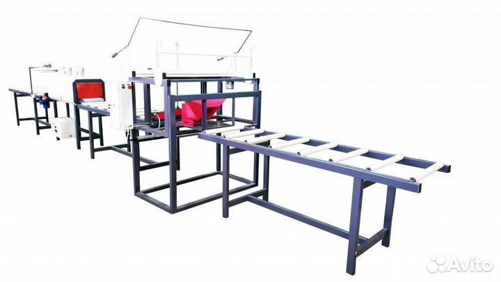 Термоусадочная машина для бруса, досок и др