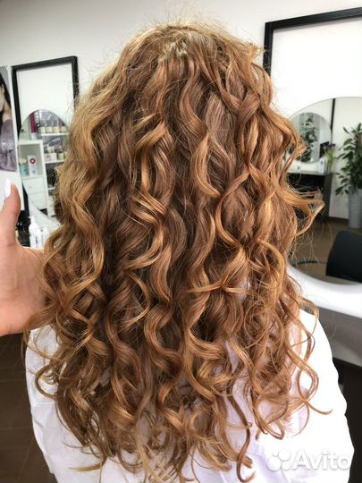 Стрижка кудрявых волос