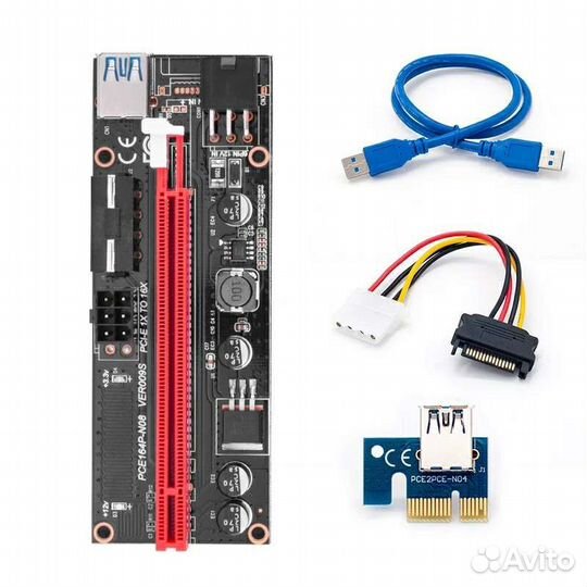 Райзер pci-e ver 009s универсальный