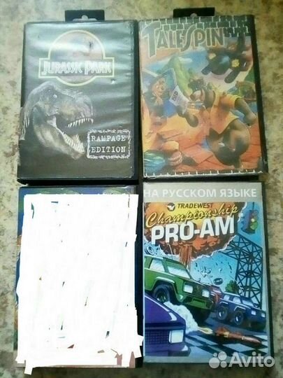 Картриджи Sega 3 штуки