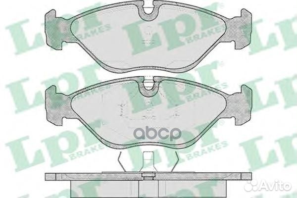 Колодки торм. дисковые 05p310 Lpr