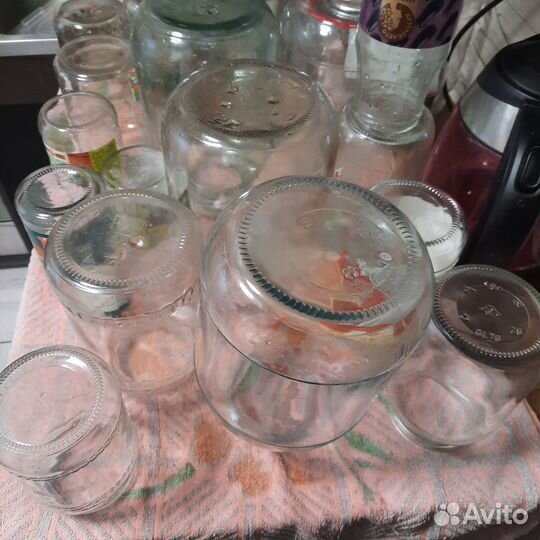 Стеклянные банки 0.5 л. 1 л. 2 литра. 3 литра