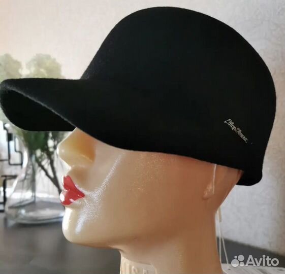 Жокейка женская фетровая, кепка женская