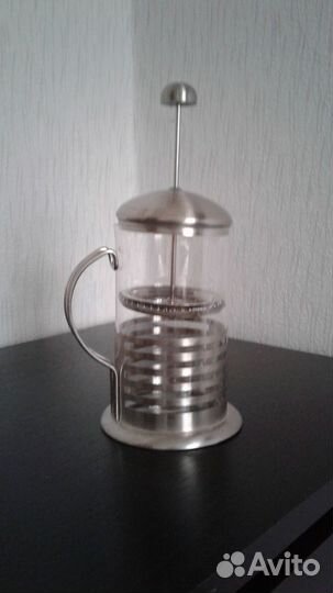 Чайник заварочный стеклянный с прессом