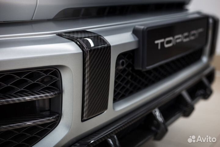 Карбоновые накладки бамперов для G-class W463A