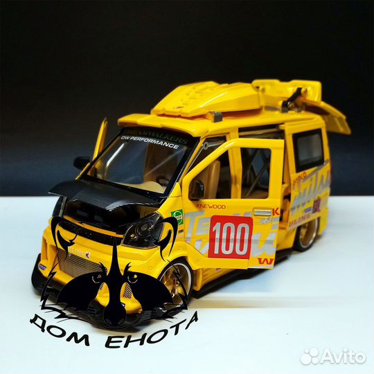 Модель автомобиля wuling VAN sport металл 1:24