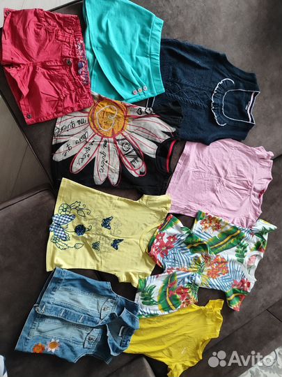 Вещи пакетом для девочки 110 116 (42шт)