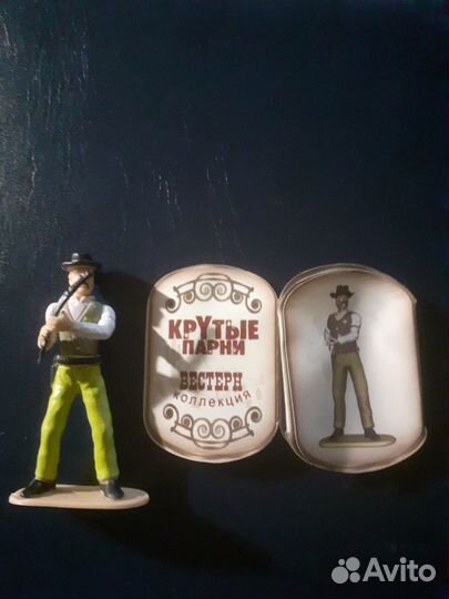 Киндер солдатики ковбои