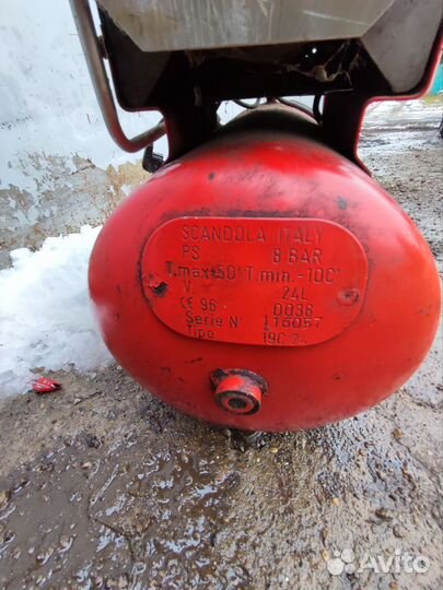 Компрессор маслянный бу 24 л