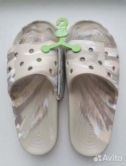 Crocs шлепанцы мрамор 37/38