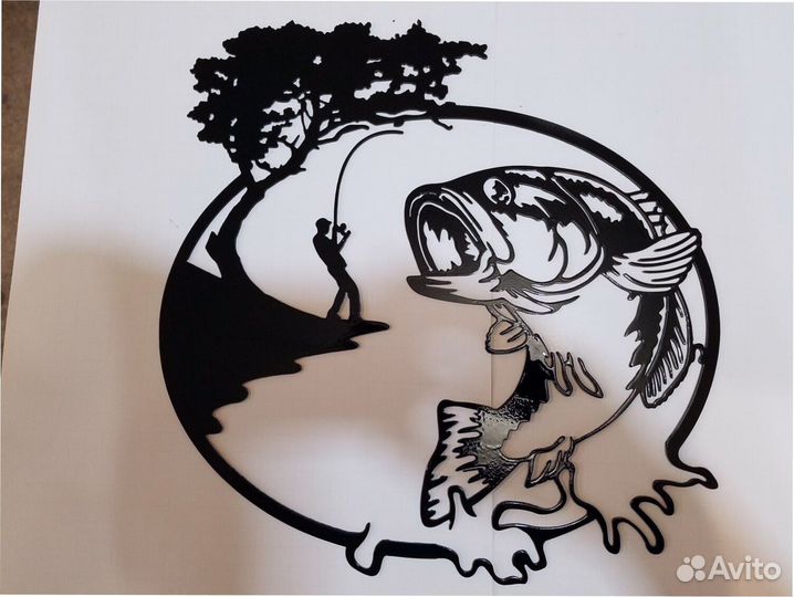 Картина на стену металлическая