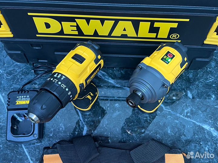 Бесщеточный шуруповерт+импакт Dewalt 2в1