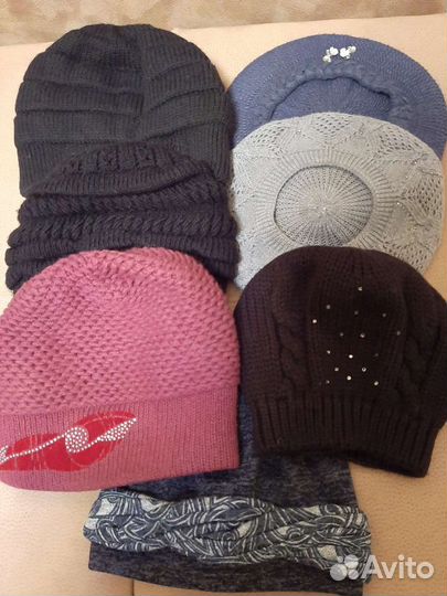 Береты и шапки. пакетом