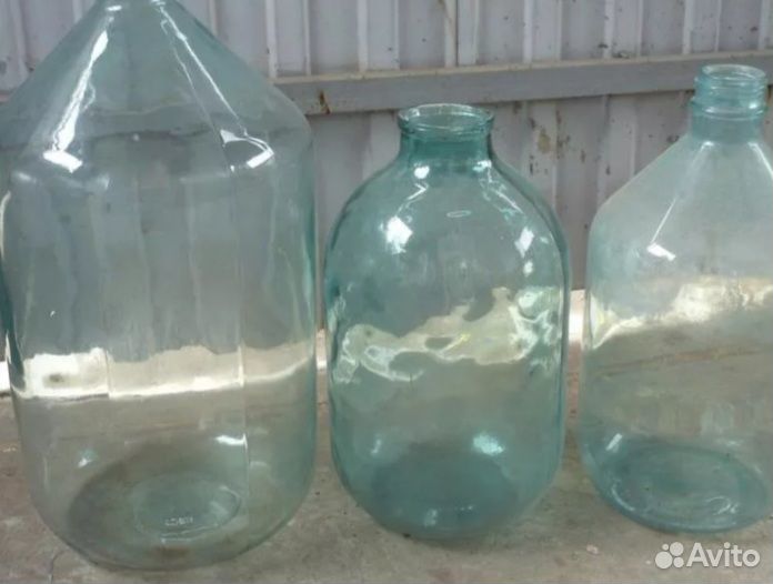 Бутыль стеклянная 10 литров