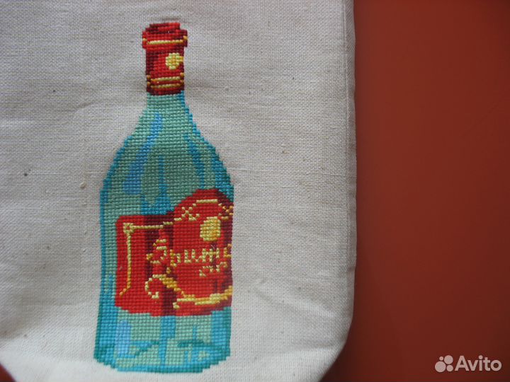 Подарочный мешочек под бутылку
