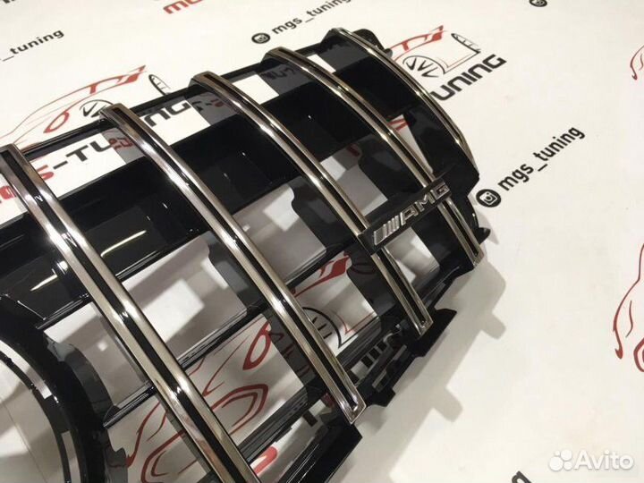 Решетка на Mercedes GLK 08-12 GT Без звезды + AMG