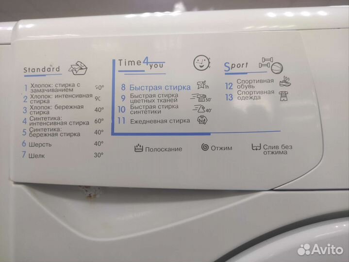 Indesit 5кг узкая стиральная машина с гарантией
