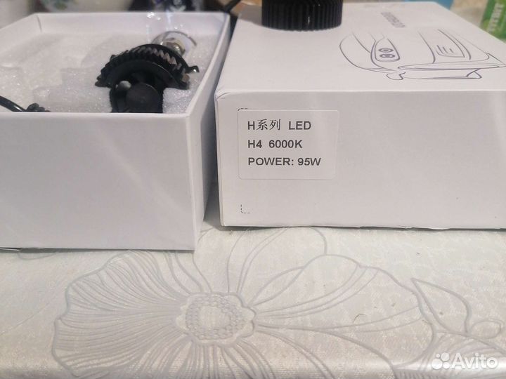 Лед лампы h4 с линзой