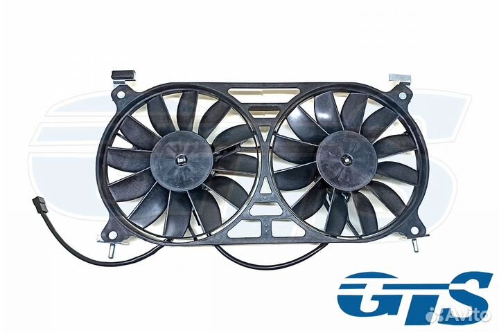 Вентилятор для а/м ваз Нива 21214 двойной в сборе