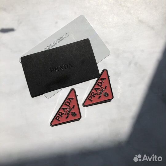 Комплект из двух заколок Prada